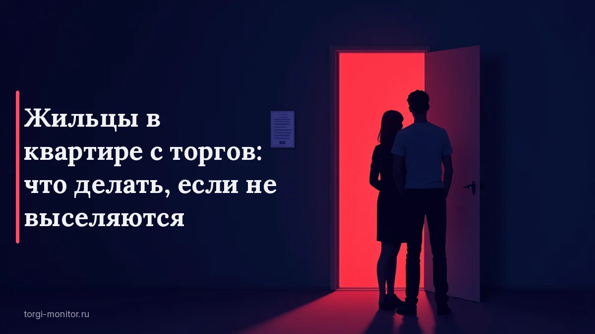 Жильцы в квартире с торгов: что делать, если не выселяются